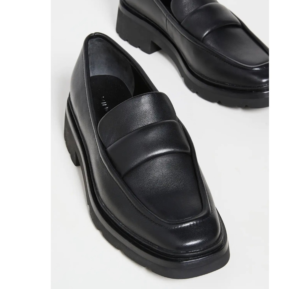 Vince black loafers